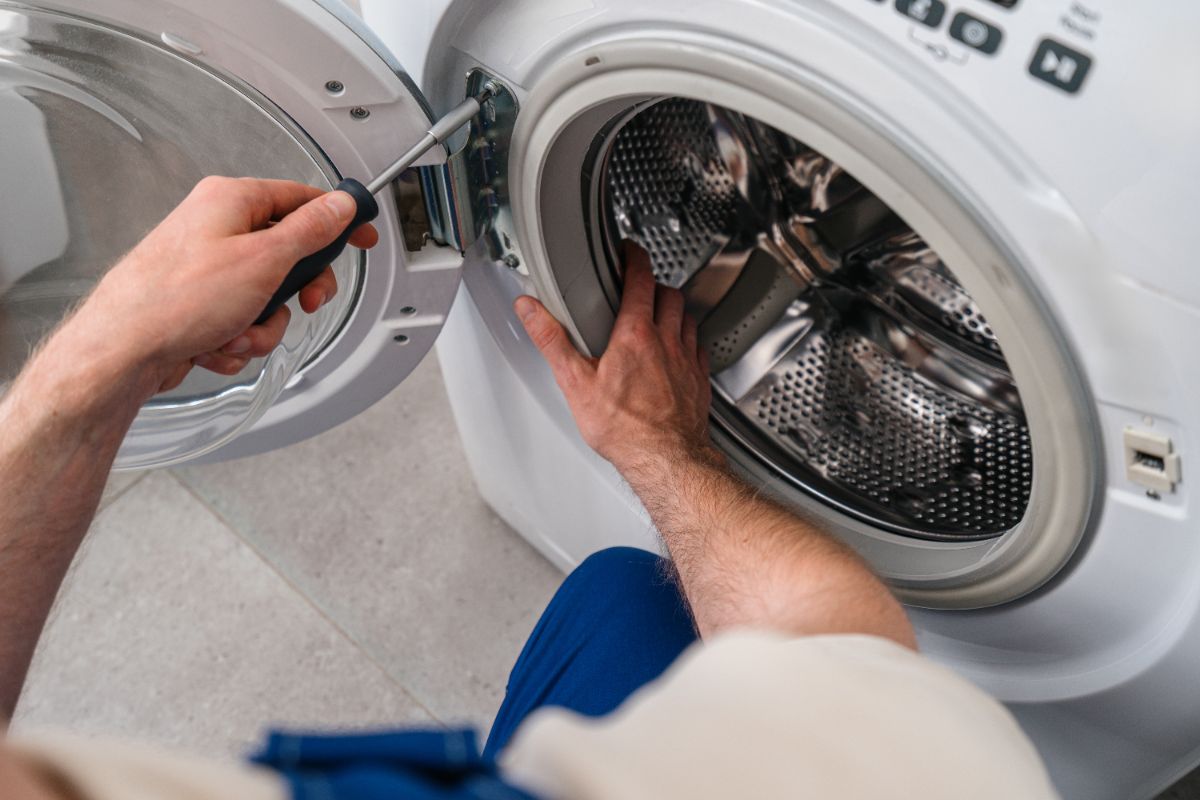 Front-loading washer and dryer set
